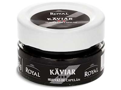 Huevas de Islandia negras Royal frasco 50 g