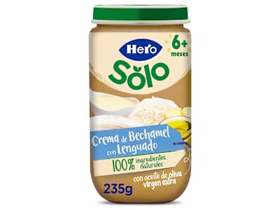 Crema de bechamel con lenguado Hero frasco 235 g