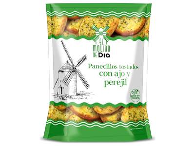 Panecillos tostados con ajo y perejil El molino de Dia 160 g