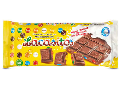Chocolate con leche relleno de lacasitos Lacasitos 100 g