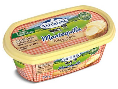 Mantequilla con sal Central Lechera Asturiana 250 g