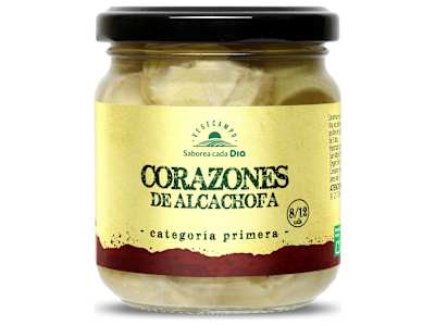 Corazones de alcachofas Dia Vegecampo frasco 115 g