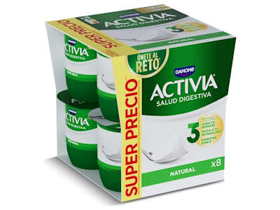 Bífidus natural Activia pack 8 x 120 g