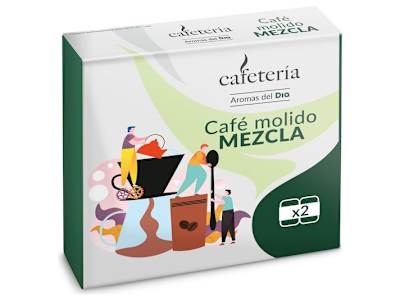 Café molido mezcla Dia Cafetería 2 x 250 g
