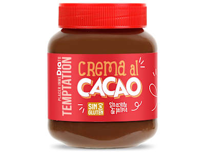 Crema al cacao Dia Temptation bote 400 g