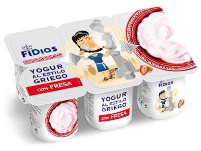 Yogur griego con fresa Dia Fidias pack 6 x 125 g