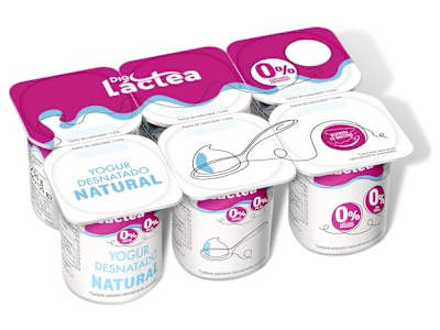 Yogur natural desnatado Dia Láctea pack 6 x 125 g