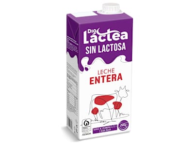 Leche entera sin lactosa Dia Láctea 1 L