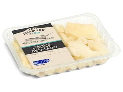 Bacalao desmigado desalado MSC Selección de Dia bandeja 250 g