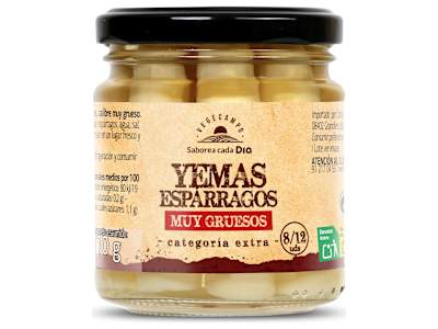 Yemas de espárragos gruesas Dia Vegecampo frasco 110 g