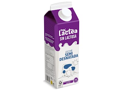Leche semidesnatada sin lactosa Dia Láctea 1 L