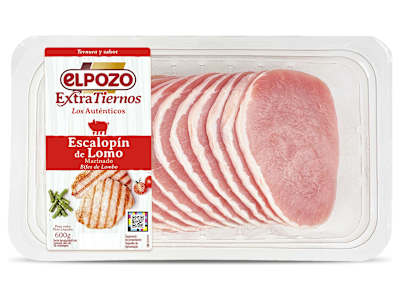 Escalopín de lomo marinado Elpozo Extratiernos 600 g aprox.