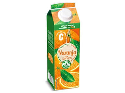 Zumo de naranja sin pulpa Dia Saborfera 1 L
