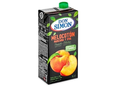 Zumo de melocotón, uva y manzana Don Simón 1 L