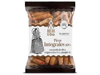 Picos integrales con aceite de oliva El molino de Dia 200 g