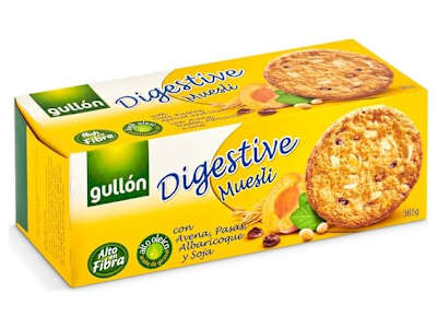Galletas digestive con muesli Gullón caja 365 g