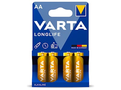 Pila alcalina aa Varta blister 4 unidades