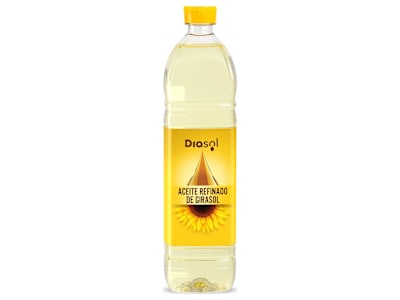 Aceite refinado de girasol Diasol botella 1 L