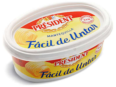 Mantequilla fácil de untar President 125 g