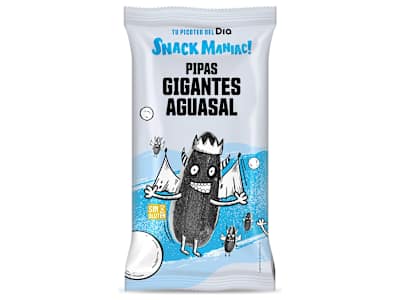 Pipas gigantes aguasal Dia Snack Maniac 200 g