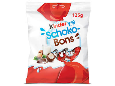 Huevos de chocolate relleno de leche y avellanas Kinder bolsa 125 g
