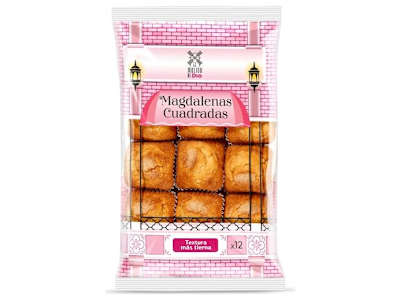 Magdalenas cuadradas El molino de Dia bolsa 350 g