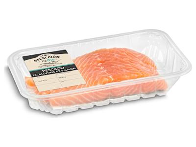 Escalopines de salmón Selección de Dia bandeja 350g aprox.