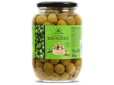 Aceitunas verdes sin hueso Dia Vegecampo 400 g
