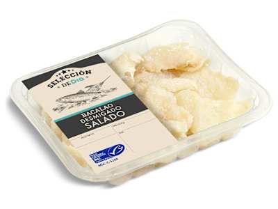 Bacalao desmigado salado MSC Selección de Dia bandeja 250 g