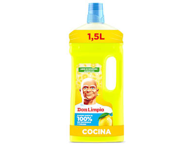 Limpiador multiusos básico aroma limón Don Limpio botella 1.5 L