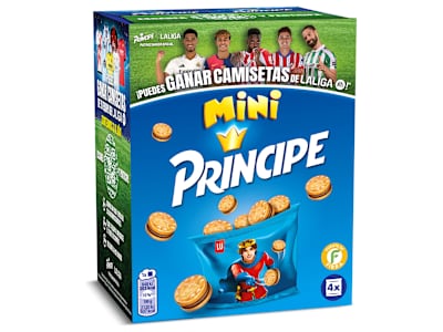 Mini galletas rellenas de chocolate Principe caja 160 g