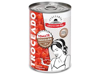 Tomate troceado Dia Vegecampo lata 400 g
