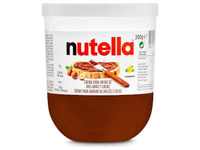 Crema de cacao con avellanas Nutella bote 200 g