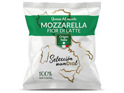 Mozzarella fior di latte 100% natural Dia Selección Mundial bolsa 125 g