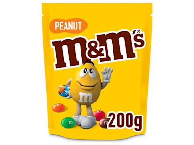 Cacahuete recubierto de chocolate con leche M&M's bolsa 200 g
