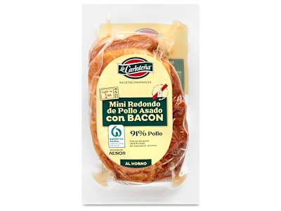 Mini redondo de pollo asado con bacon La Carloteña 250 g