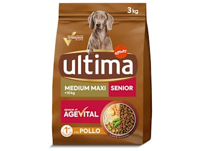 Alimento para perros senior Ultima bolsa 3 Kg