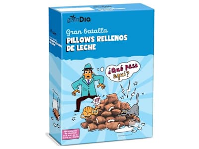 Cereales rellenos de leche Gran Dia caja 500 g