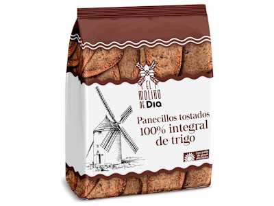 Panecillos tostados integral El molino de Dia 225 g