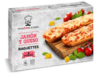 Baguette jamón y queso 2 unidades Dia Al punto 250 g