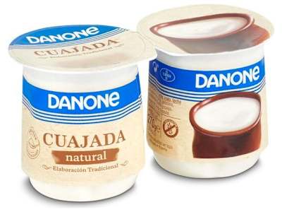 Cuajada sin azúcar Danone pack 2 x 135 g