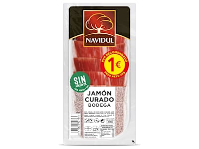 Jamón curado Navidul sobre 45 g