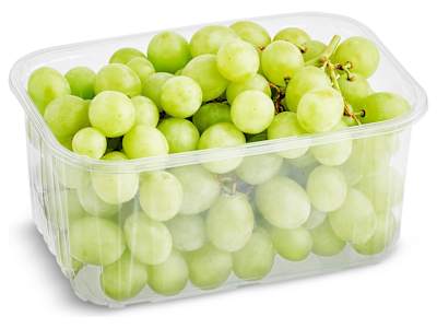 Uva blanca sin semillas bandeja 400 g