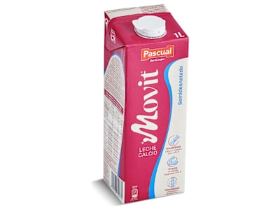 Leche semidesnatada calcio Pascual Movit 1 L