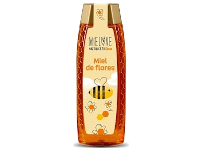 Miel de flores antigoteo Mielove de Dia frasco 500 g