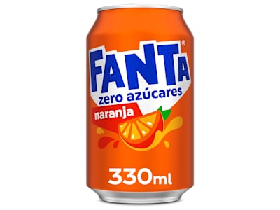 Fanta de naranja zero 330 ml