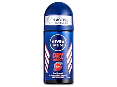 Desodorante roll-on dry impact plus Nivea bote 50 ml