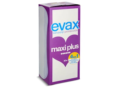 Protegeslips protección maxi plus Evax caja 30 unidades