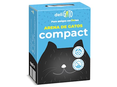 Arena para gatos compacta Deligato de Dia caja 4 Kg