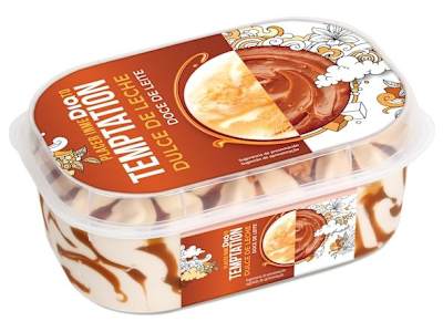 Helado de dulce de leche Dia Temptation tarrina 525 g